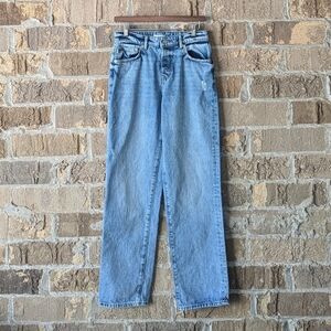 Lovers + Friends Dustin Boyfriend Jean Straight Leg Jeans Blue Size 26 Barcelona